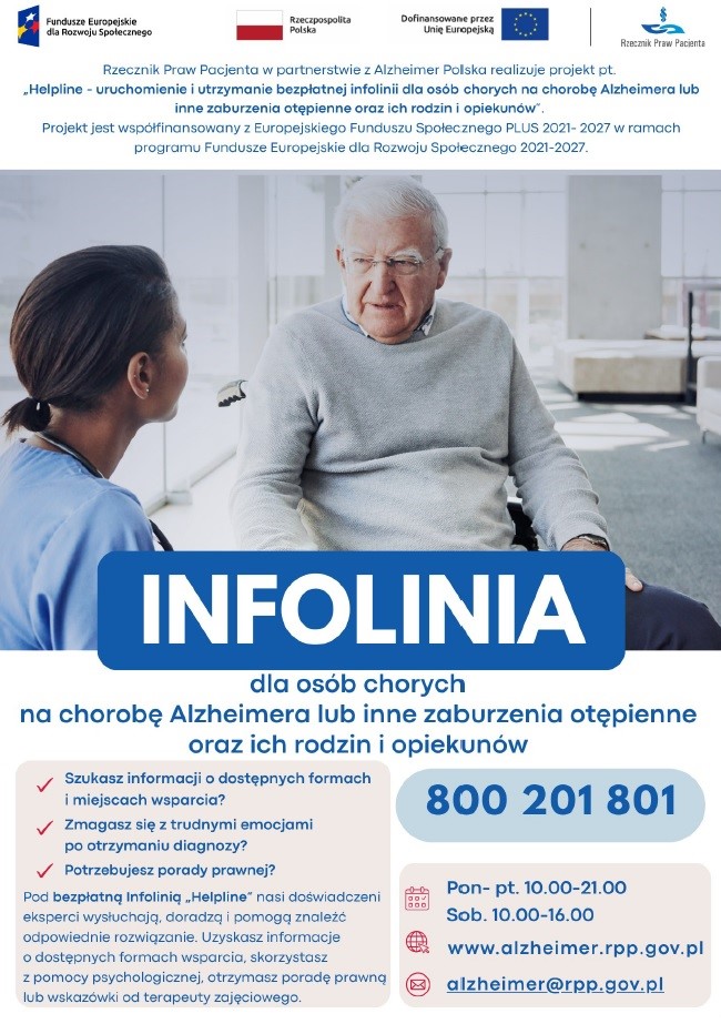 Bezpłatna infolinia „HELPLINE”