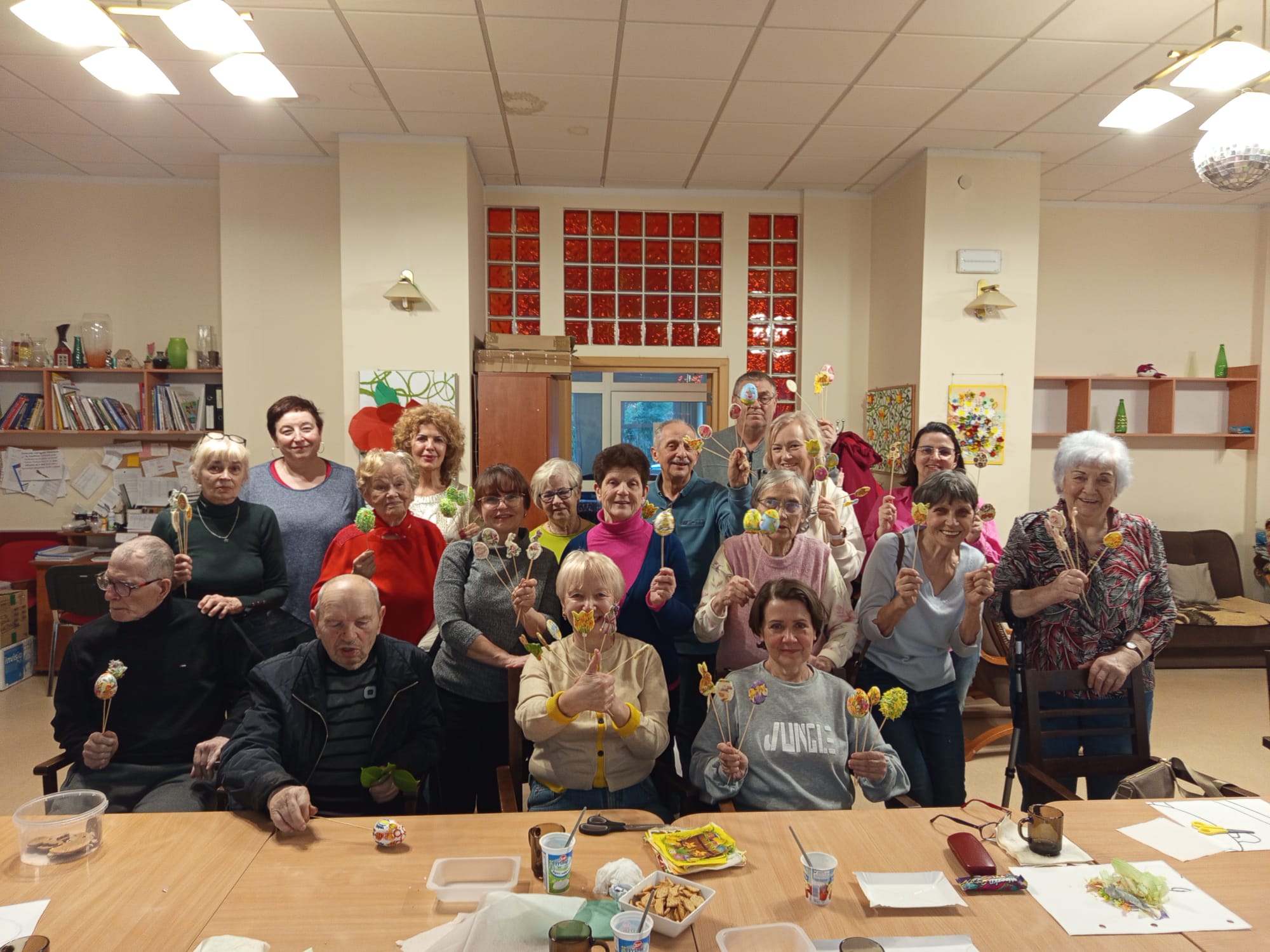 Warsztaty wielkanocne w Dziale Wsparcia Dziennego