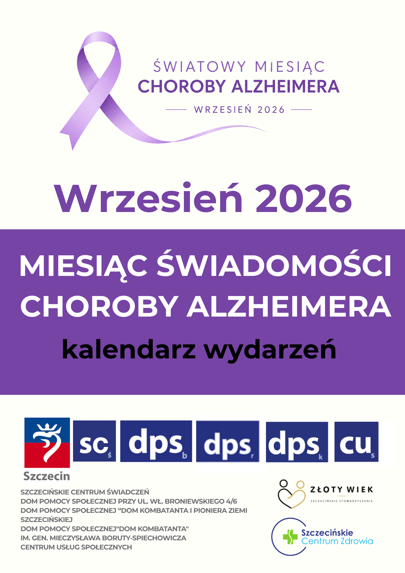 Wrzesień miesiącem świadomości choroby Alzheimera